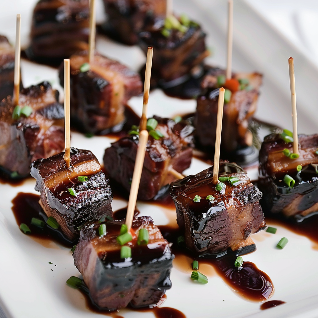 Short Rib Wrapped in Bacon