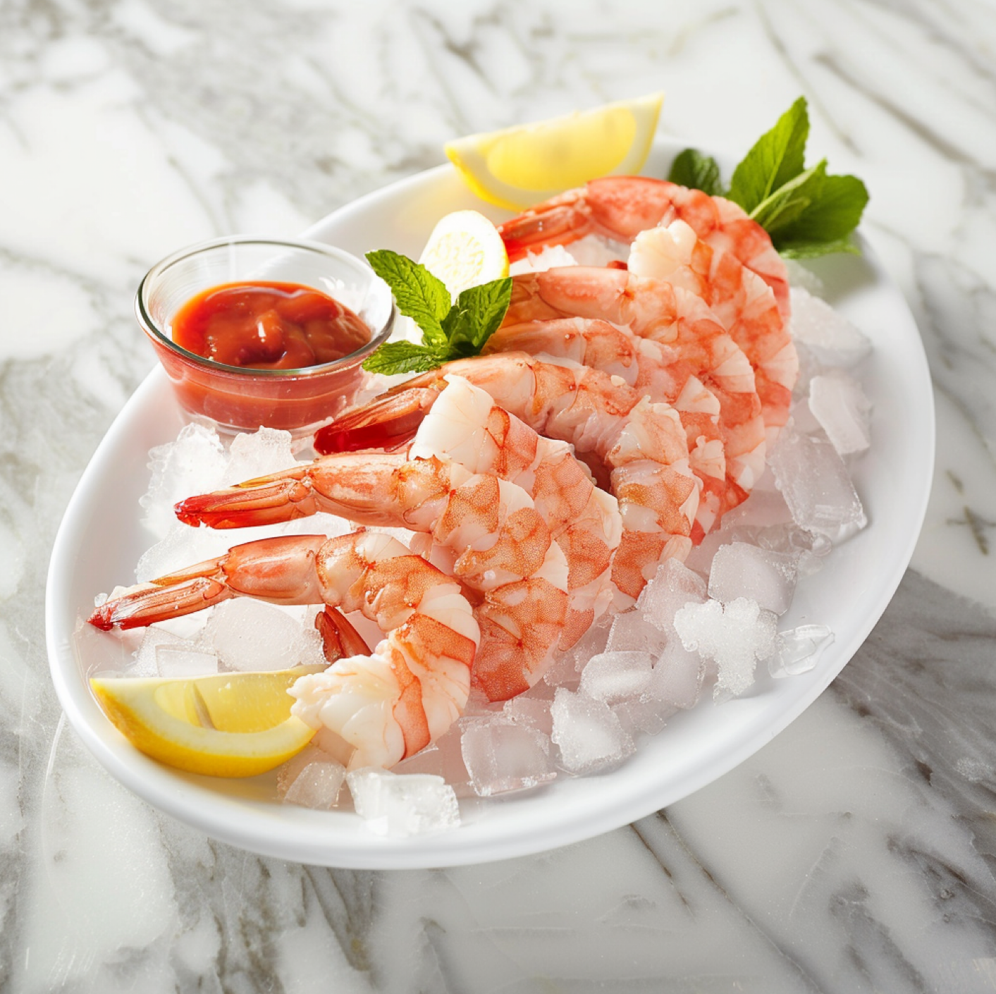 Shrimp Cocktail on Ice