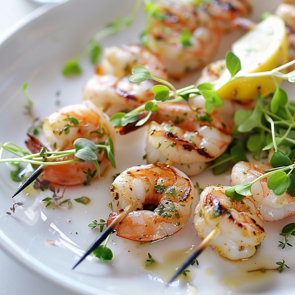 Shrimp Skewer Grilled
