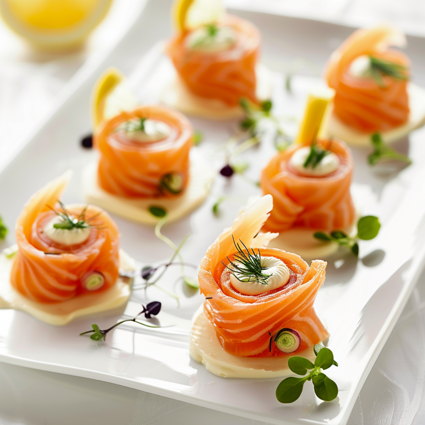 Smoked Salmon Pinwheel