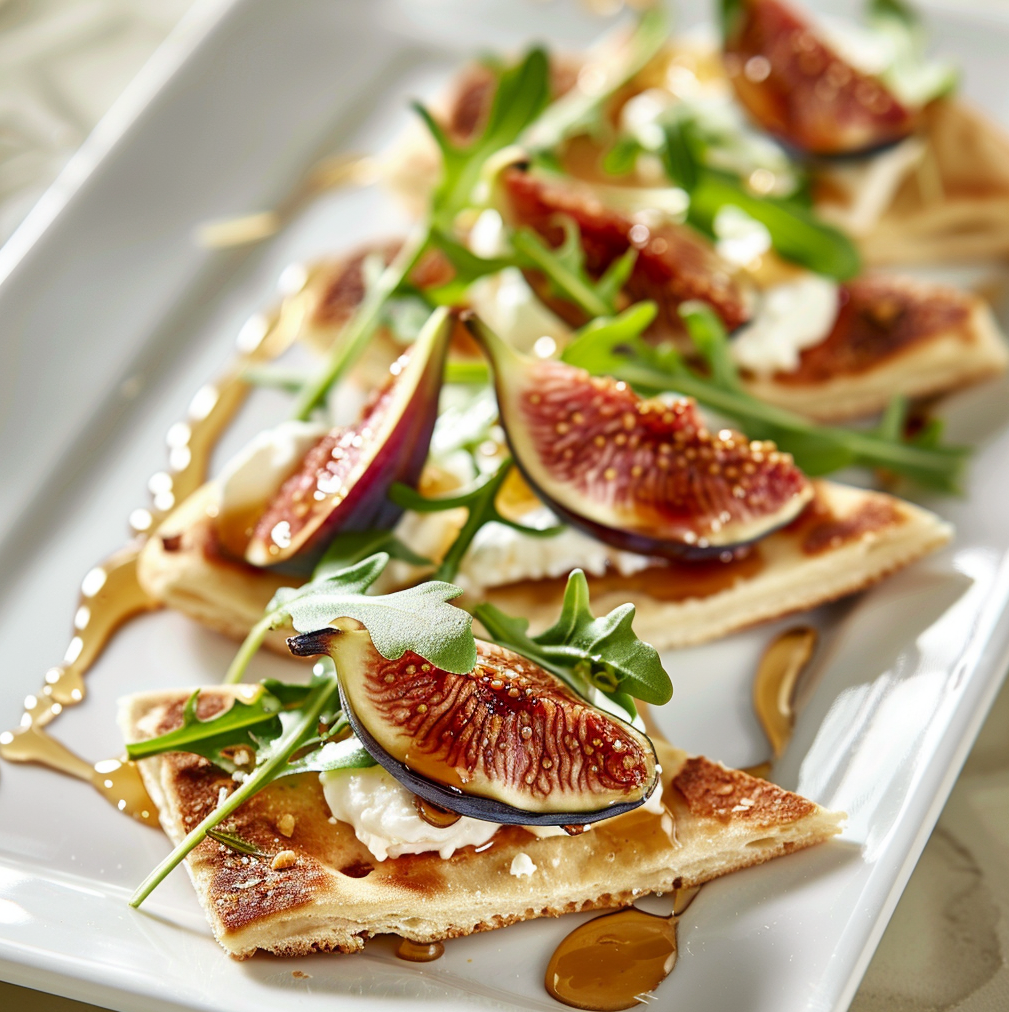 Fig and Goat Cheese Flat Bread