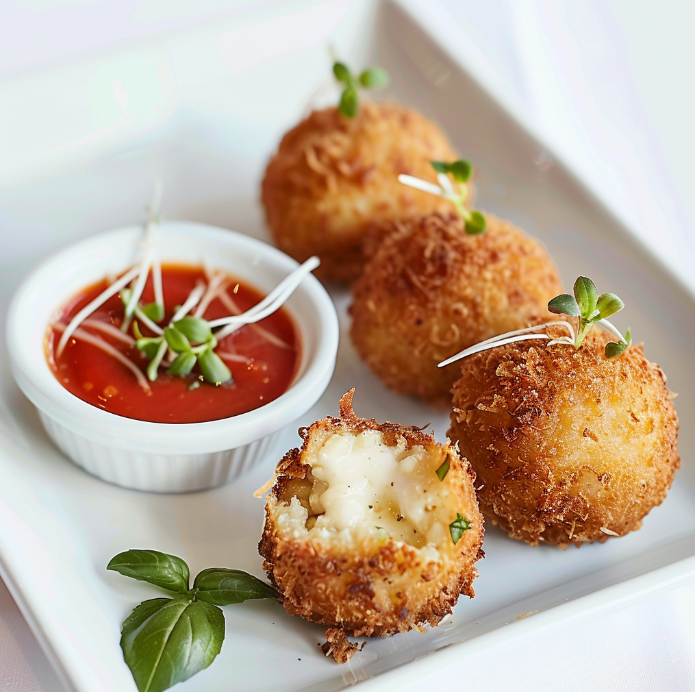 Mini Asiago Arancini