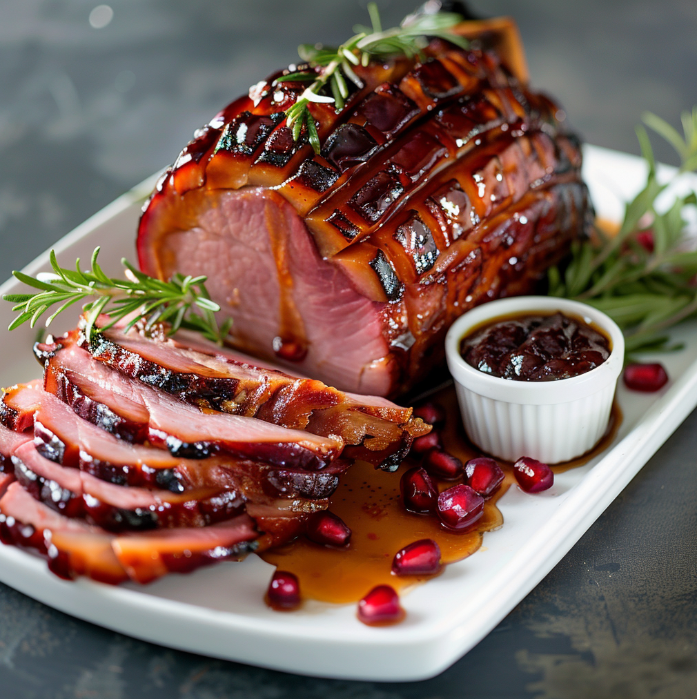 Glazed Virginia Ham