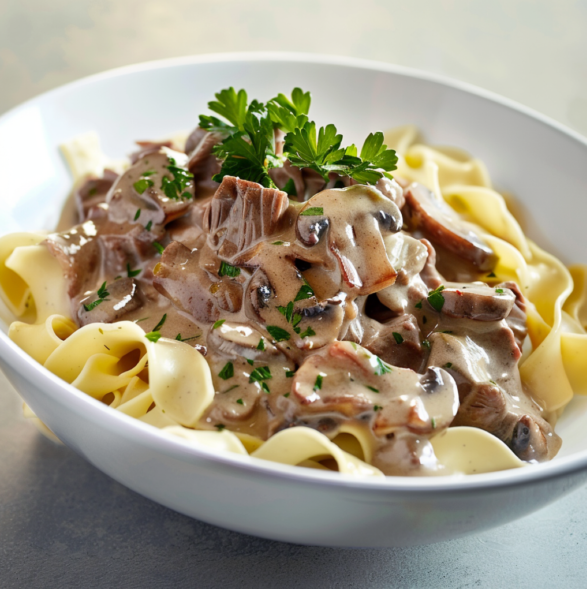 Beef Stroganoff