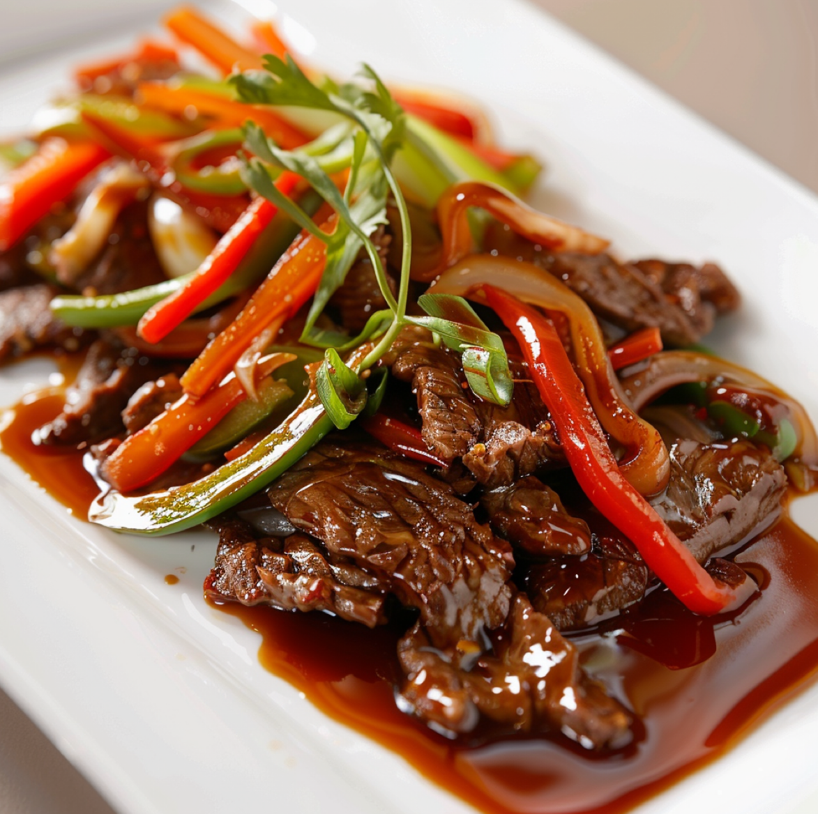 Pepper Steak with Onions and Peppers