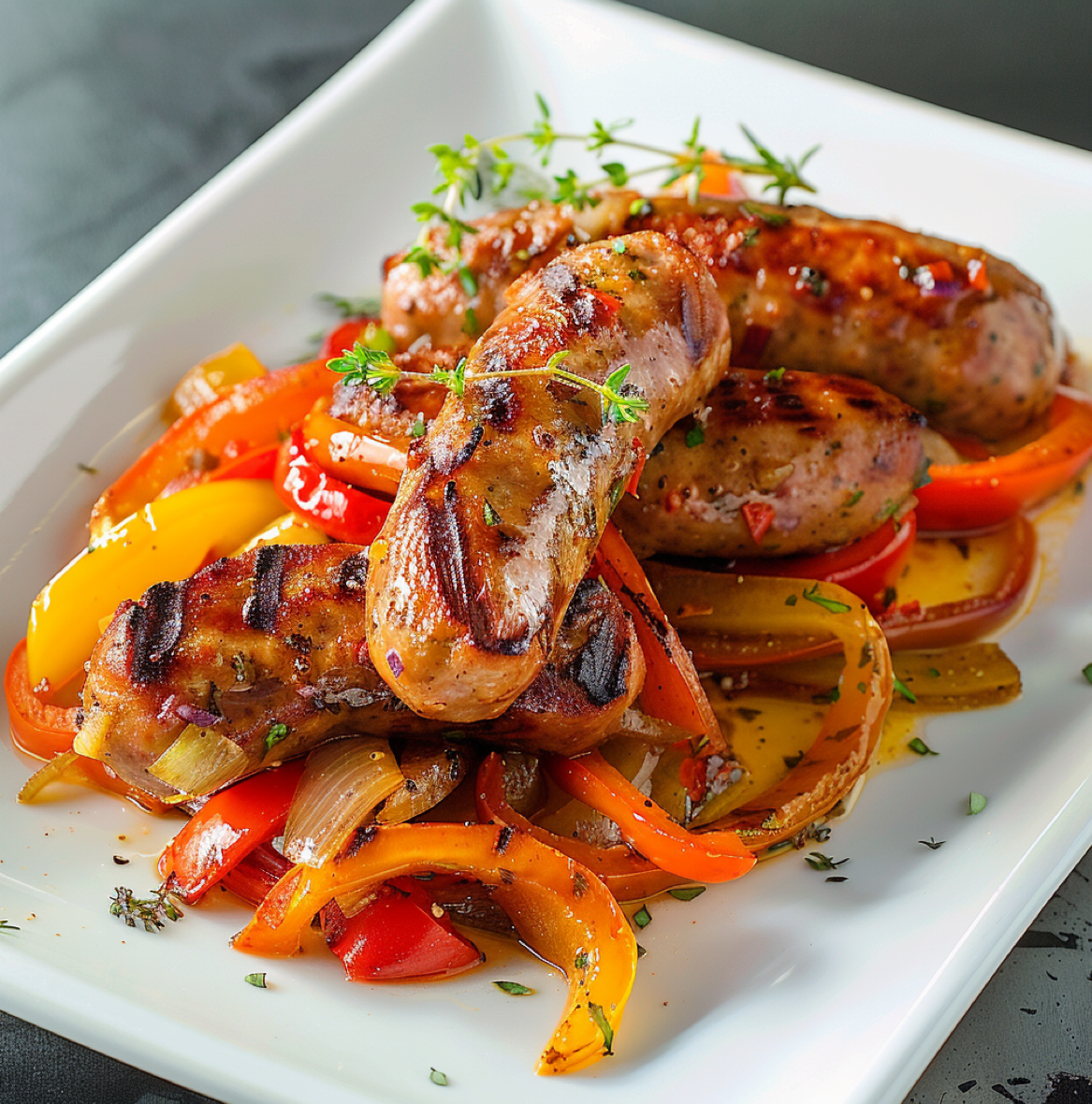 Sausage Peppers and Onions