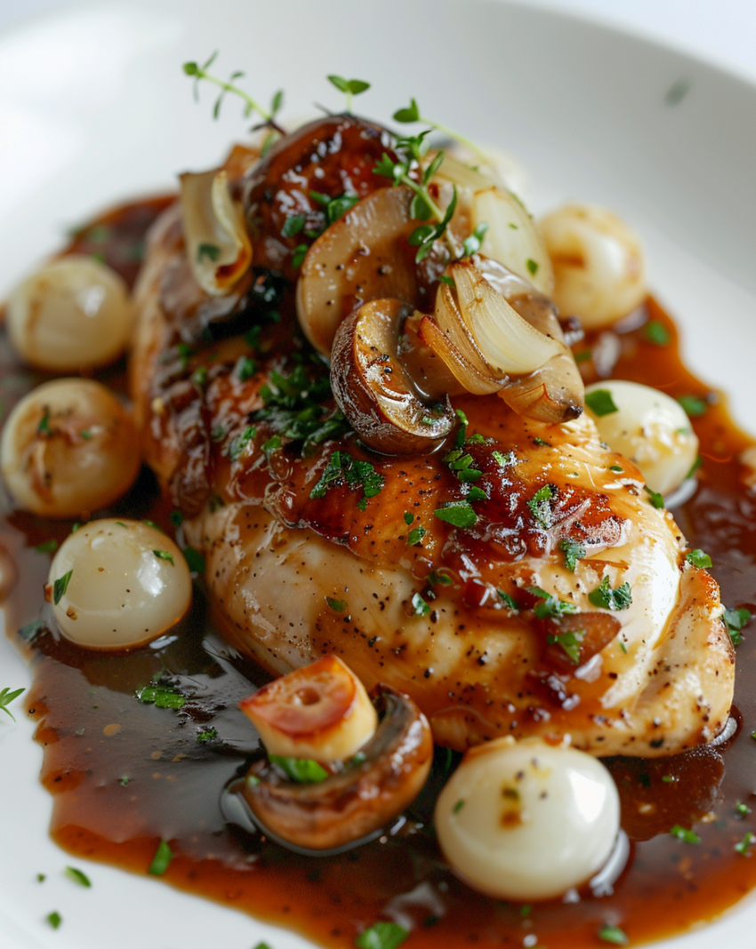 Chicken Bordelaise