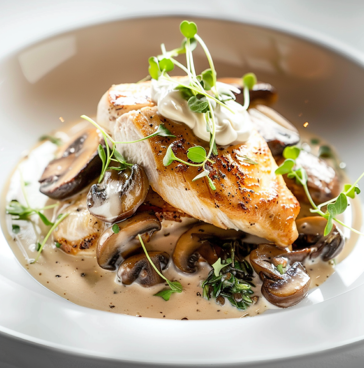 Wild Mushroom Chicken