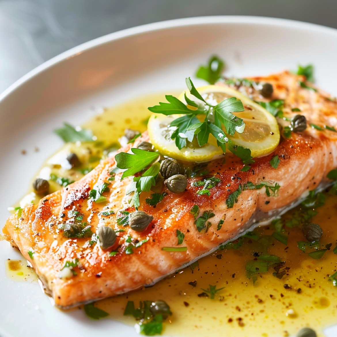 Salmon Piccata
