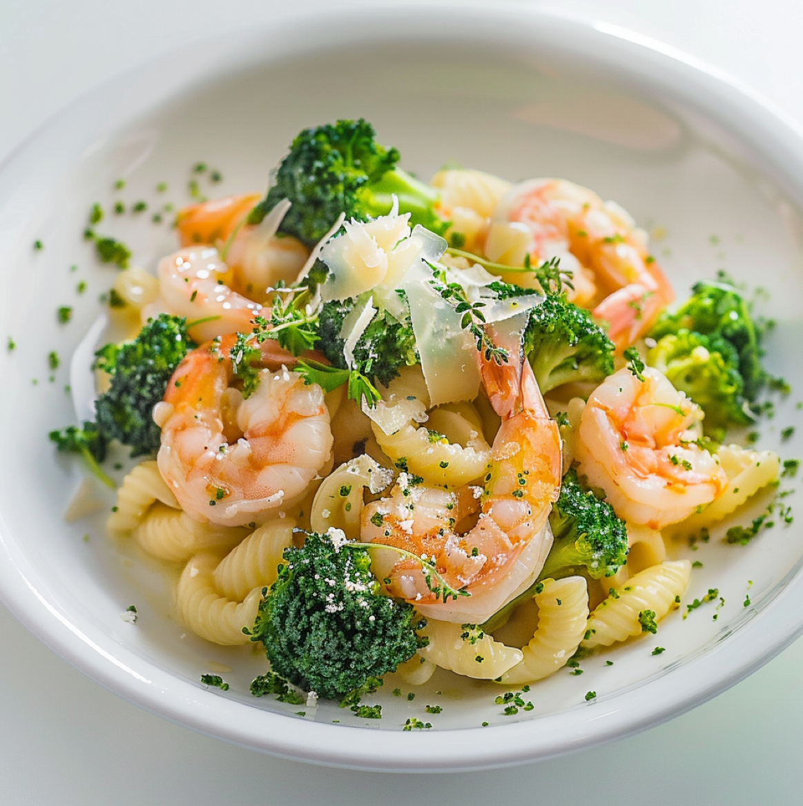 Shrimp Cavatelli and Broccoli