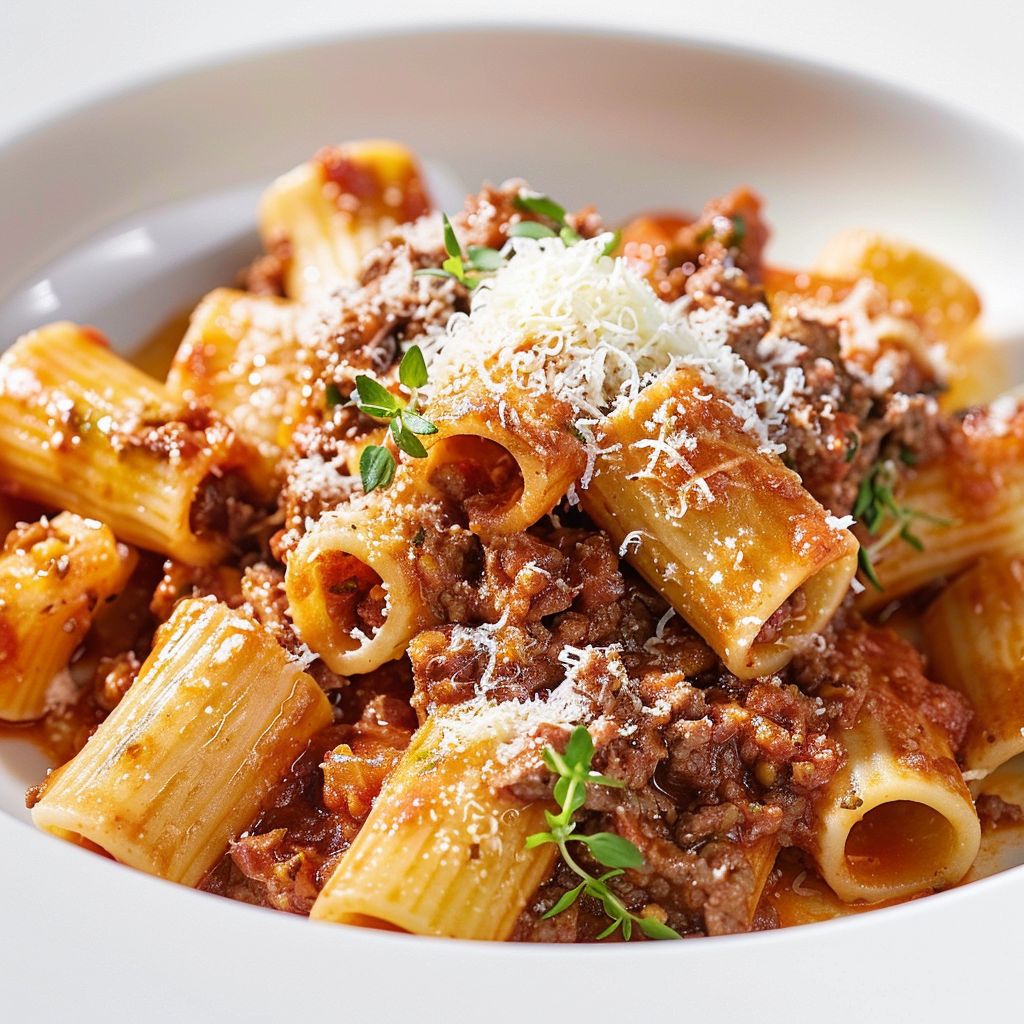 Mezza Rigatoni Bolognaise