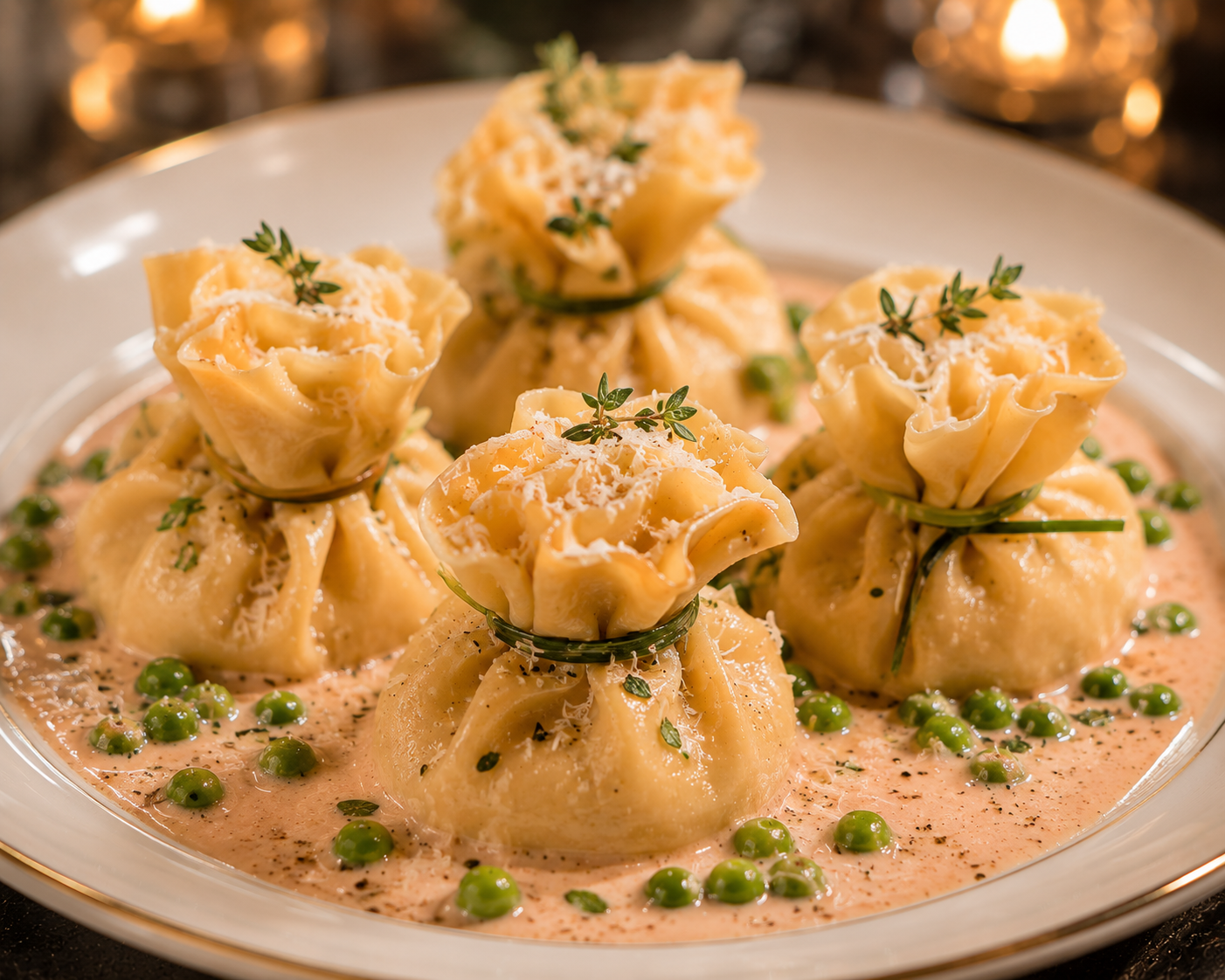 4 Cheese Pasta Purses