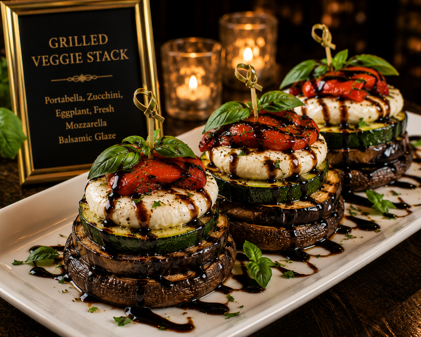 Grilled Veggie Stack