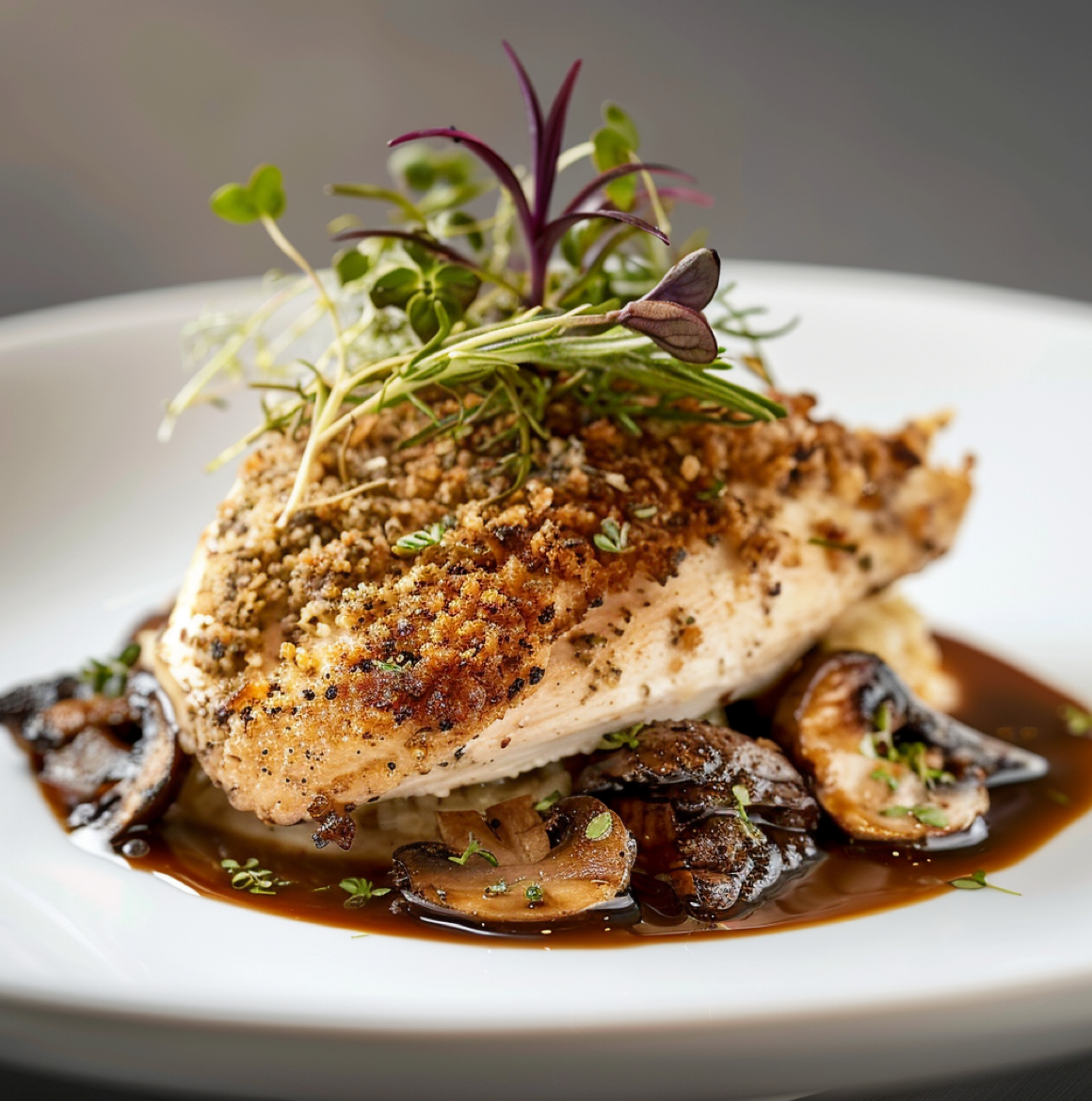 Herb Crusted Seared Chicken