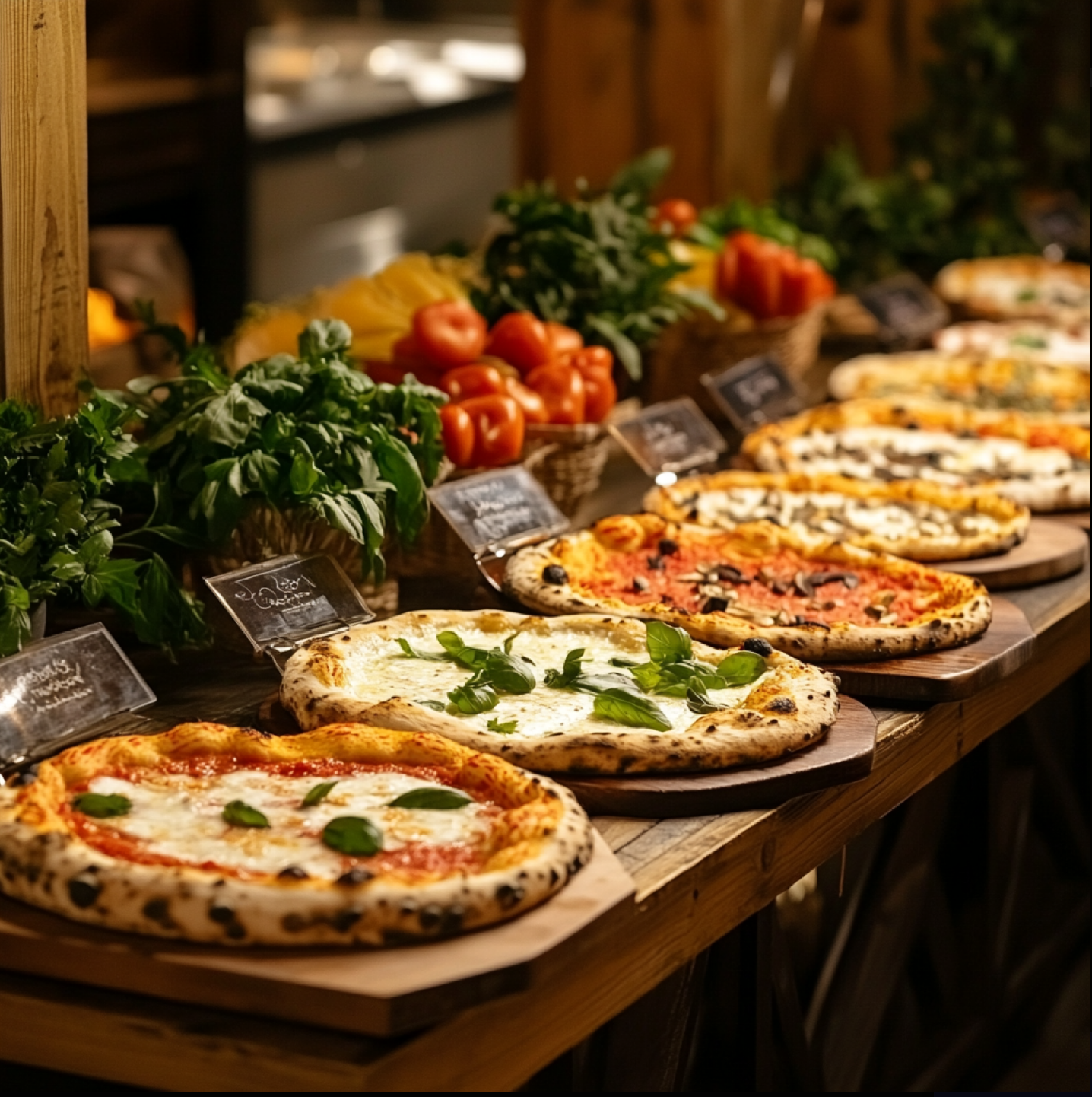 Homemade Pizza Station